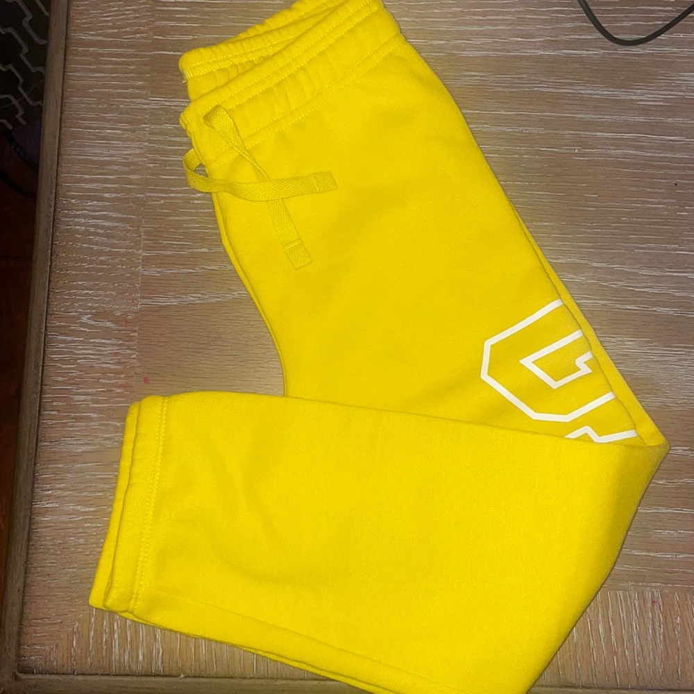 GAP Yellow Joggers! Spring colors. Material isn’t too thick.